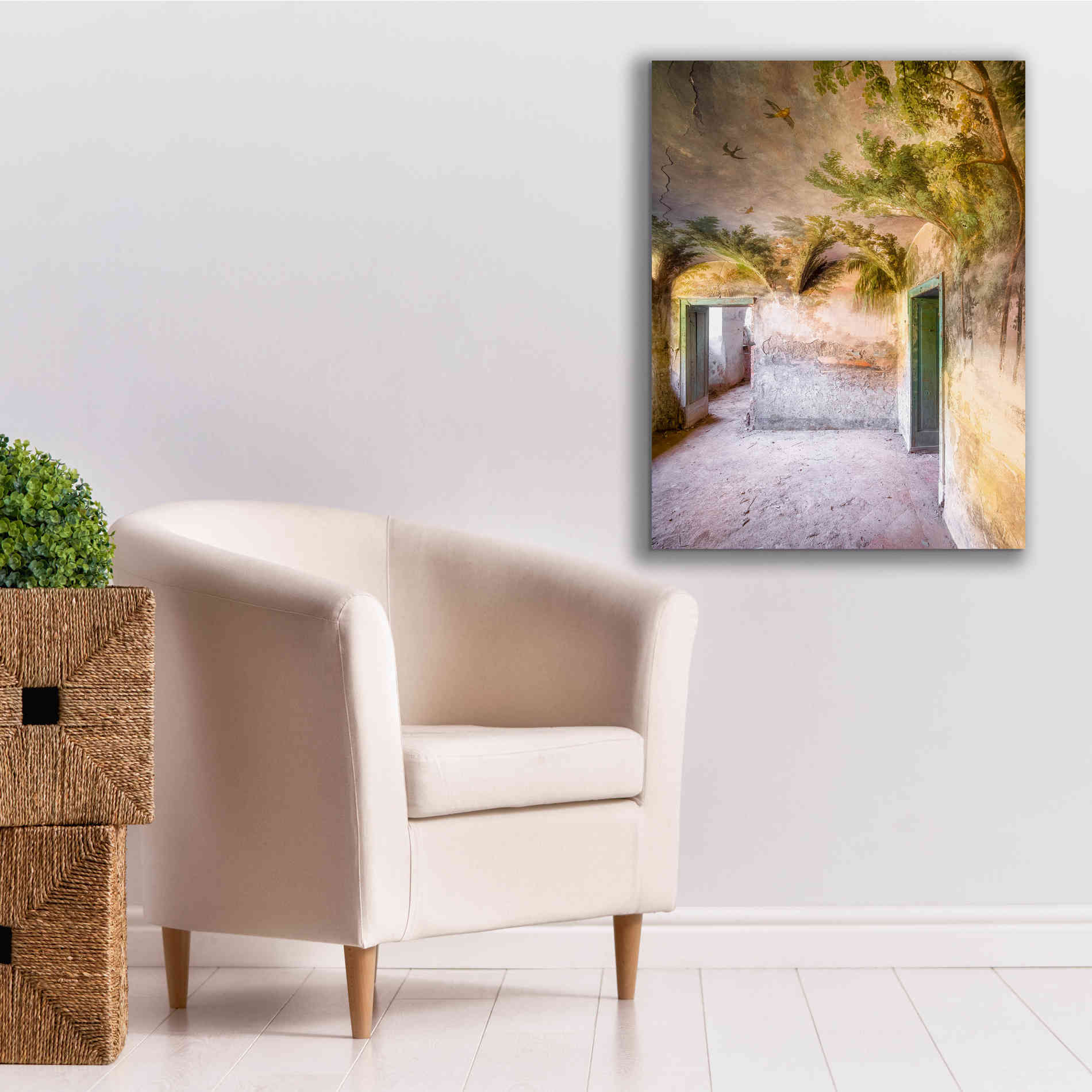 'Palm Room' by Roman Robroek Giclee Canvas Wall Art,26 x 34