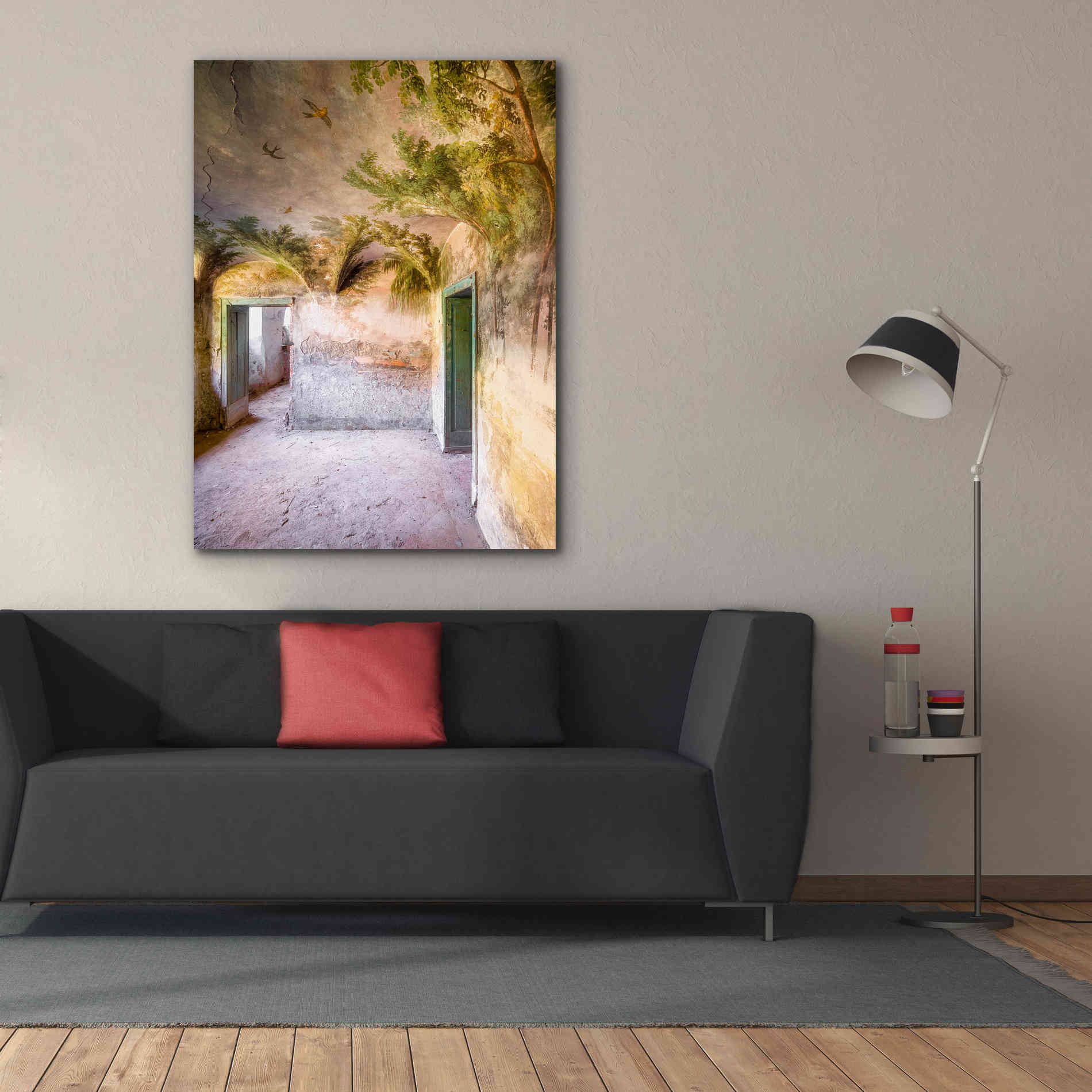 'Palm Room' by Roman Robroek Giclee Canvas Wall Art,40 x 54