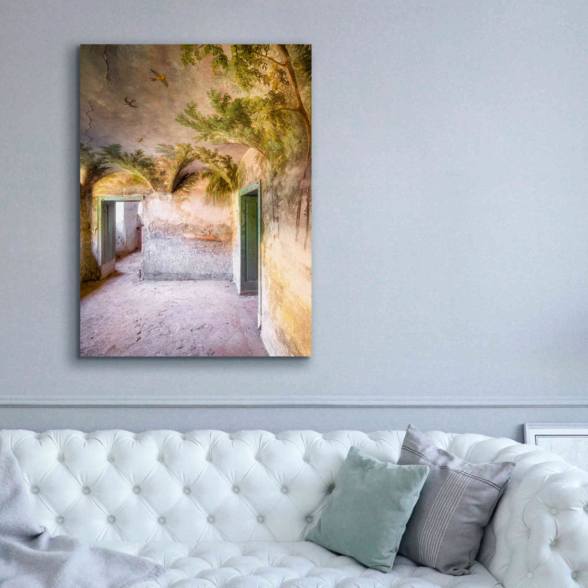 'Palm Room' by Roman Robroek Giclee Canvas Wall Art,40 x 54