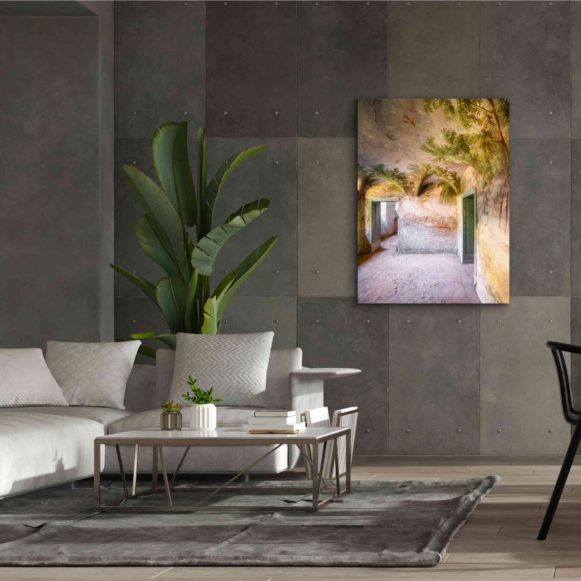 'Palm Room' by Roman Robroek Giclee Canvas Wall Art,40 x 54