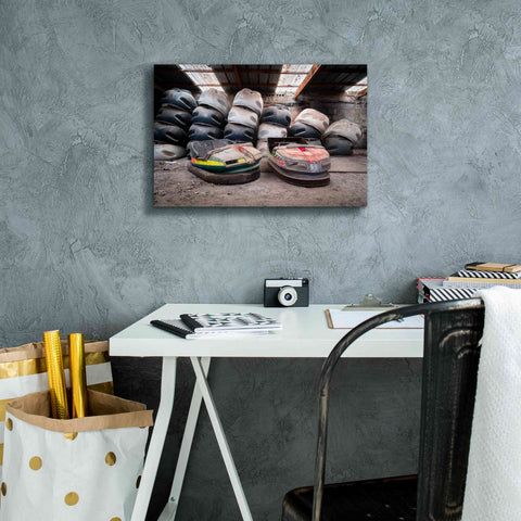 Image of 'Bumper Cars' by Roman Robroek Giclee Canvas Wall Art,18 x 12