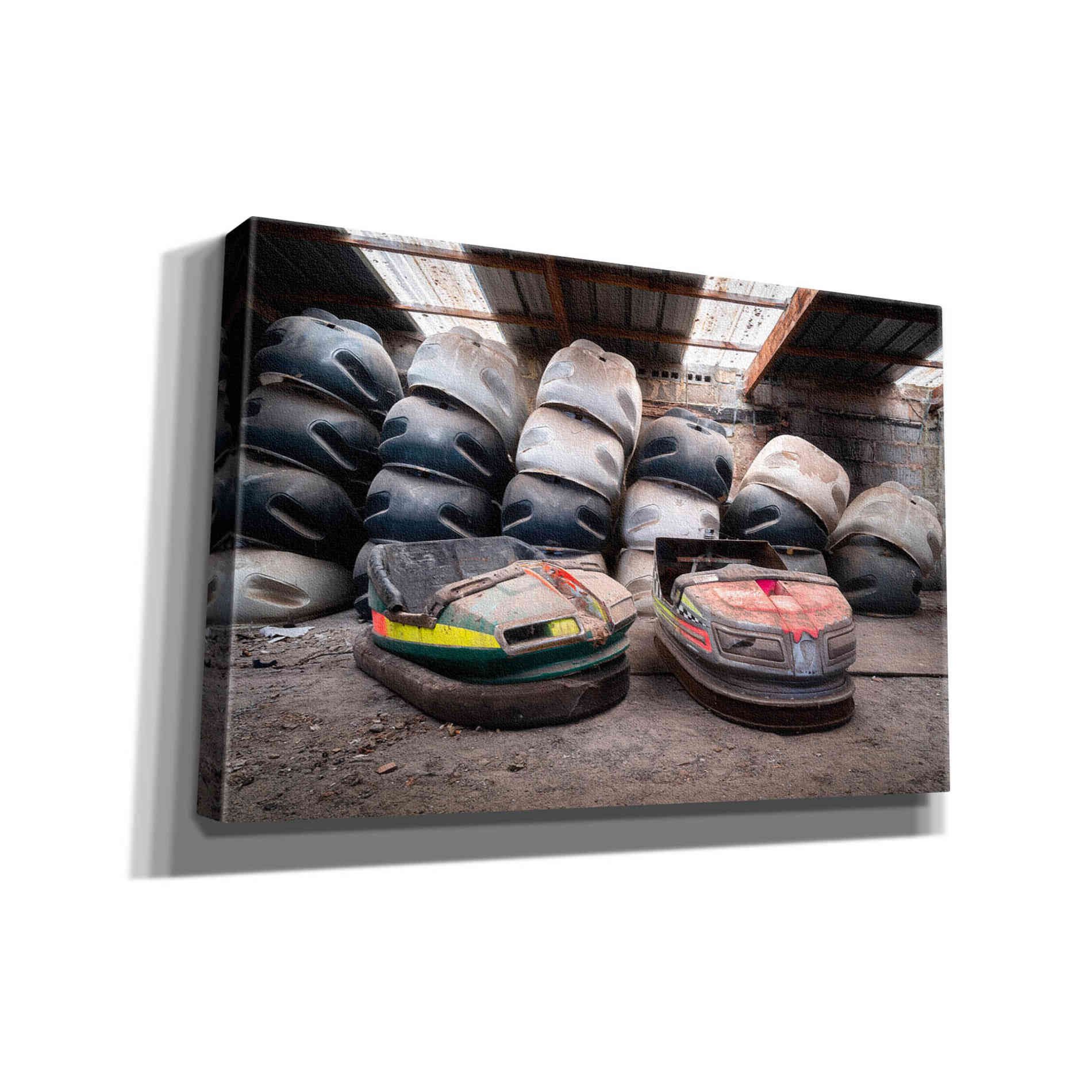 'Bumper Cars' by Roman Robroek Giclee Canvas Wall Art