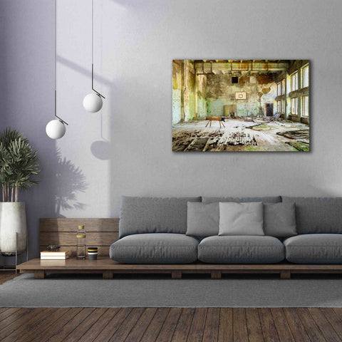 Image of 'Old Abandoned Gym' by Roman Robroek Giclee Canvas Wall Art,60 x 40
