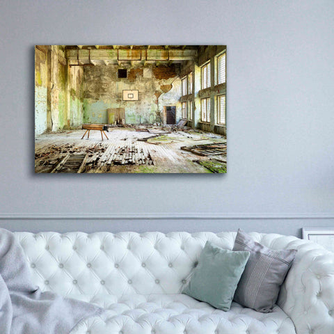 Image of 'Old Abandoned Gym' by Roman Robroek Giclee Canvas Wall Art,60 x 40