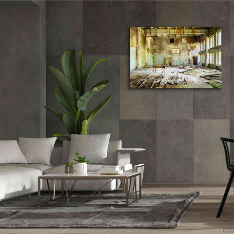 Image of 'Old Abandoned Gym' by Roman Robroek Giclee Canvas Wall Art,60 x 40