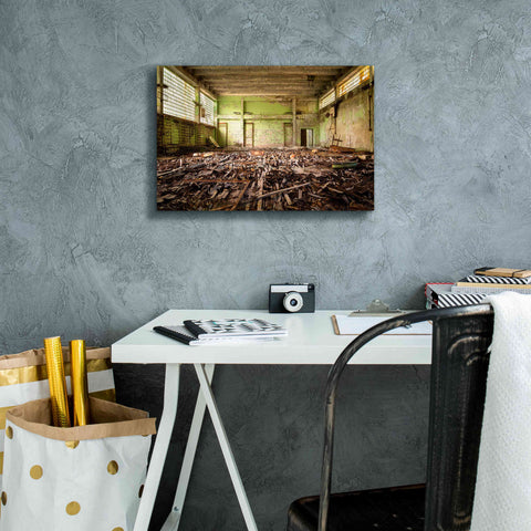 Image of 'Radiation Gym' by Roman Robroek Giclee Canvas Wall Art,18 x 12