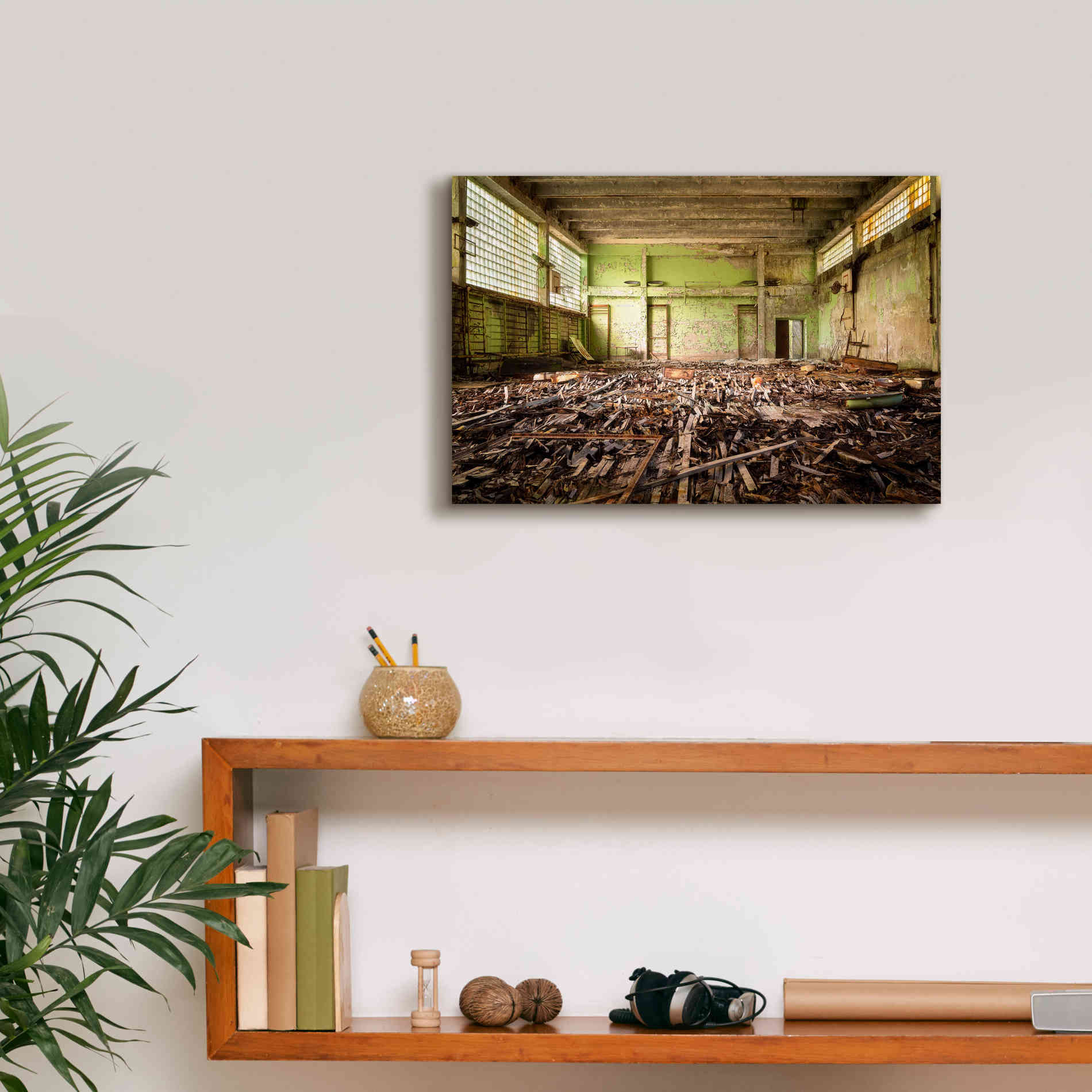 'Radiation Gym' by Roman Robroek Giclee Canvas Wall Art,18 x 12