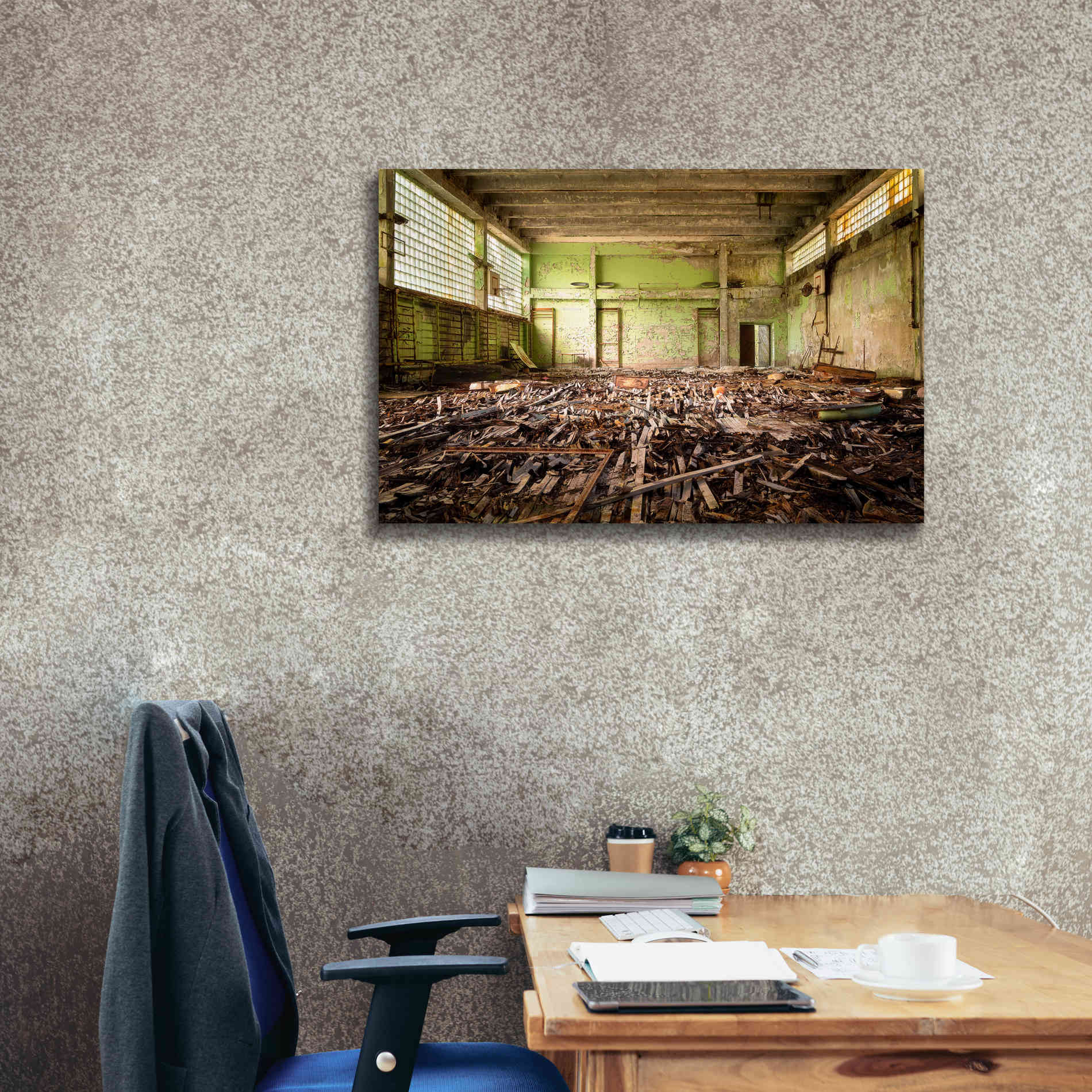 'Radiation Gym' by Roman Robroek Giclee Canvas Wall Art,40 x 26