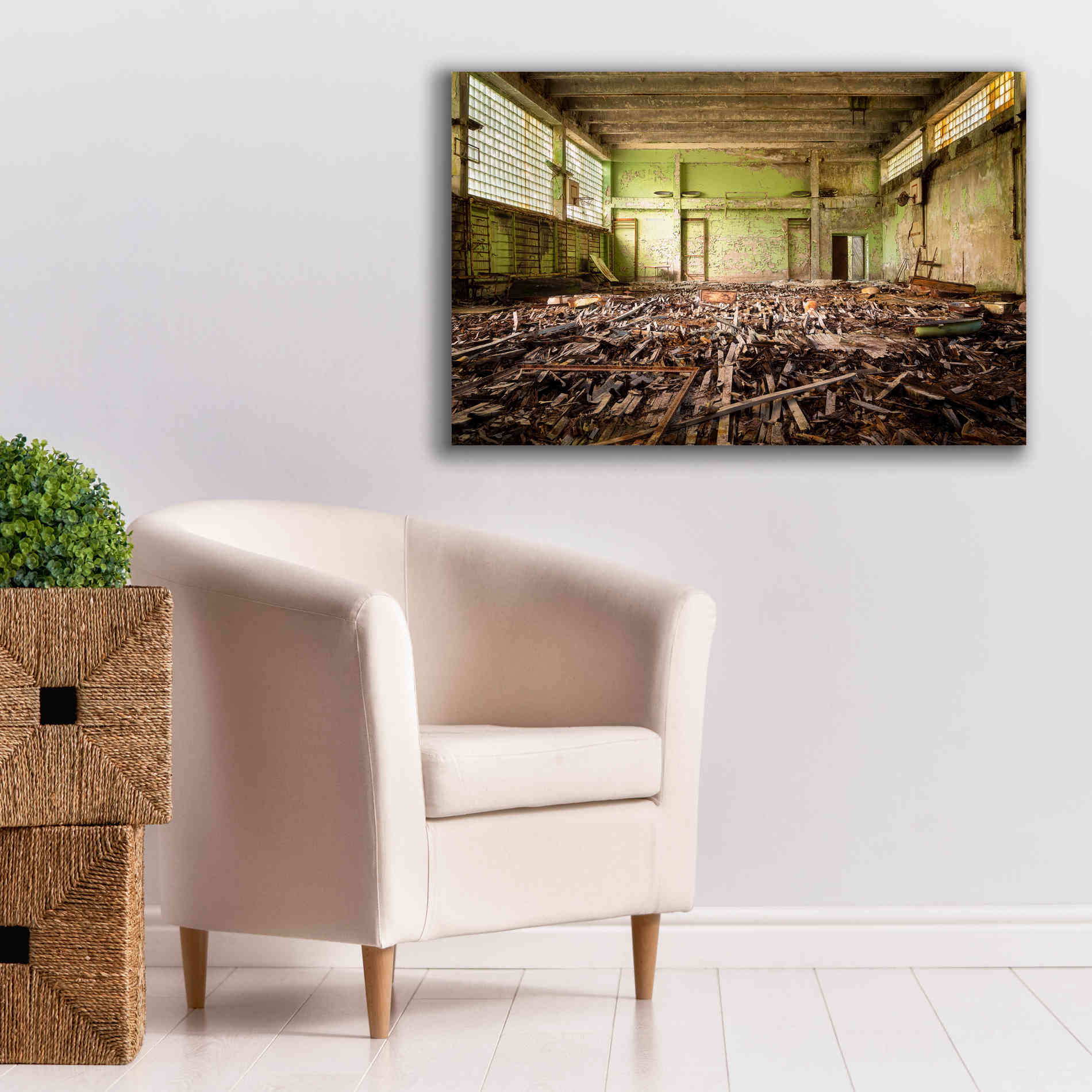 'Radiation Gym' by Roman Robroek Giclee Canvas Wall Art,40 x 26
