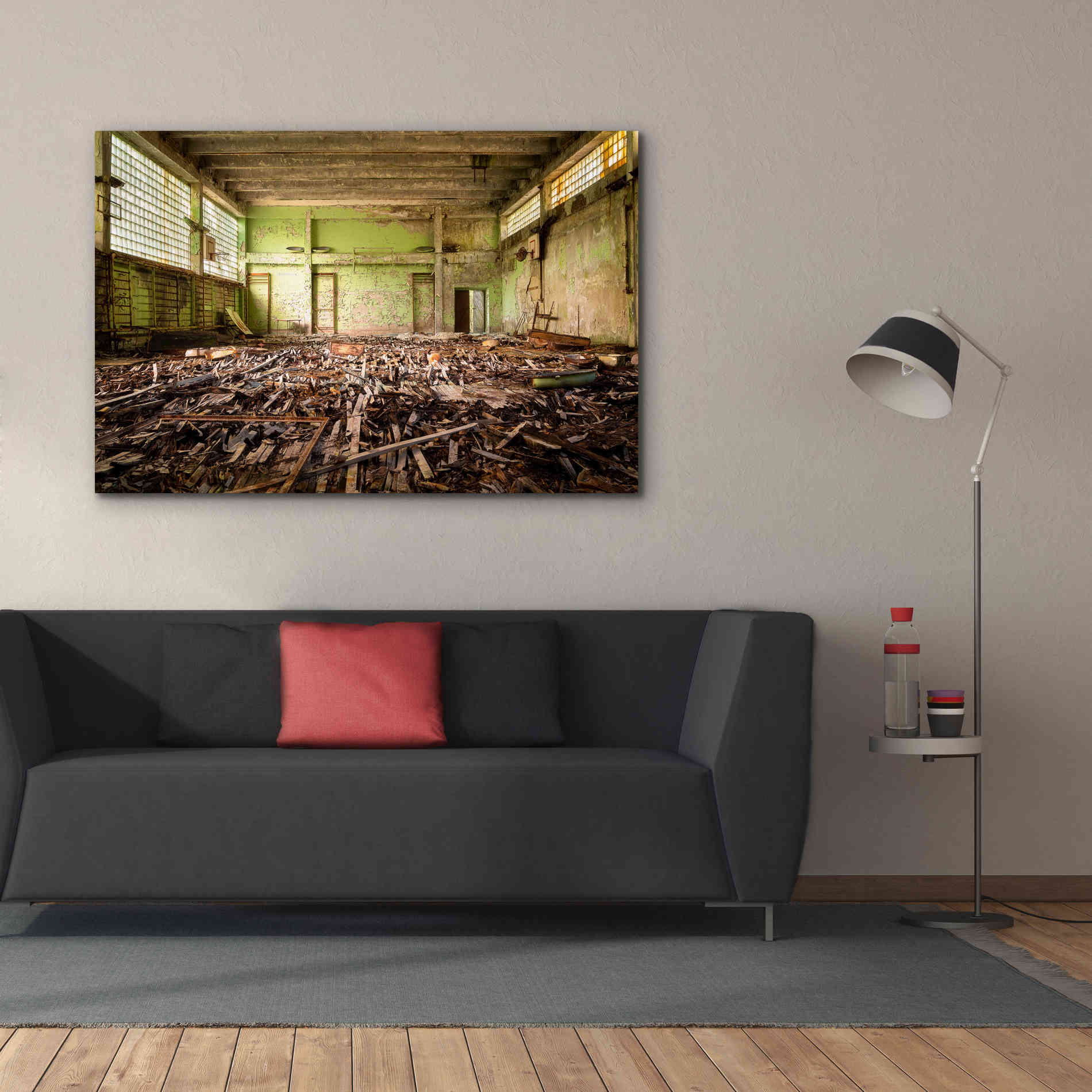 'Radiation Gym' by Roman Robroek Giclee Canvas Wall Art,60 x 40