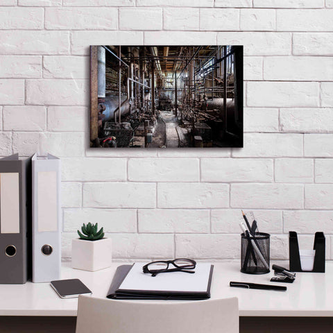 Image of 'Darkk Industry' by Roman Robroek Giclee Canvas Wall Art,18 x 12