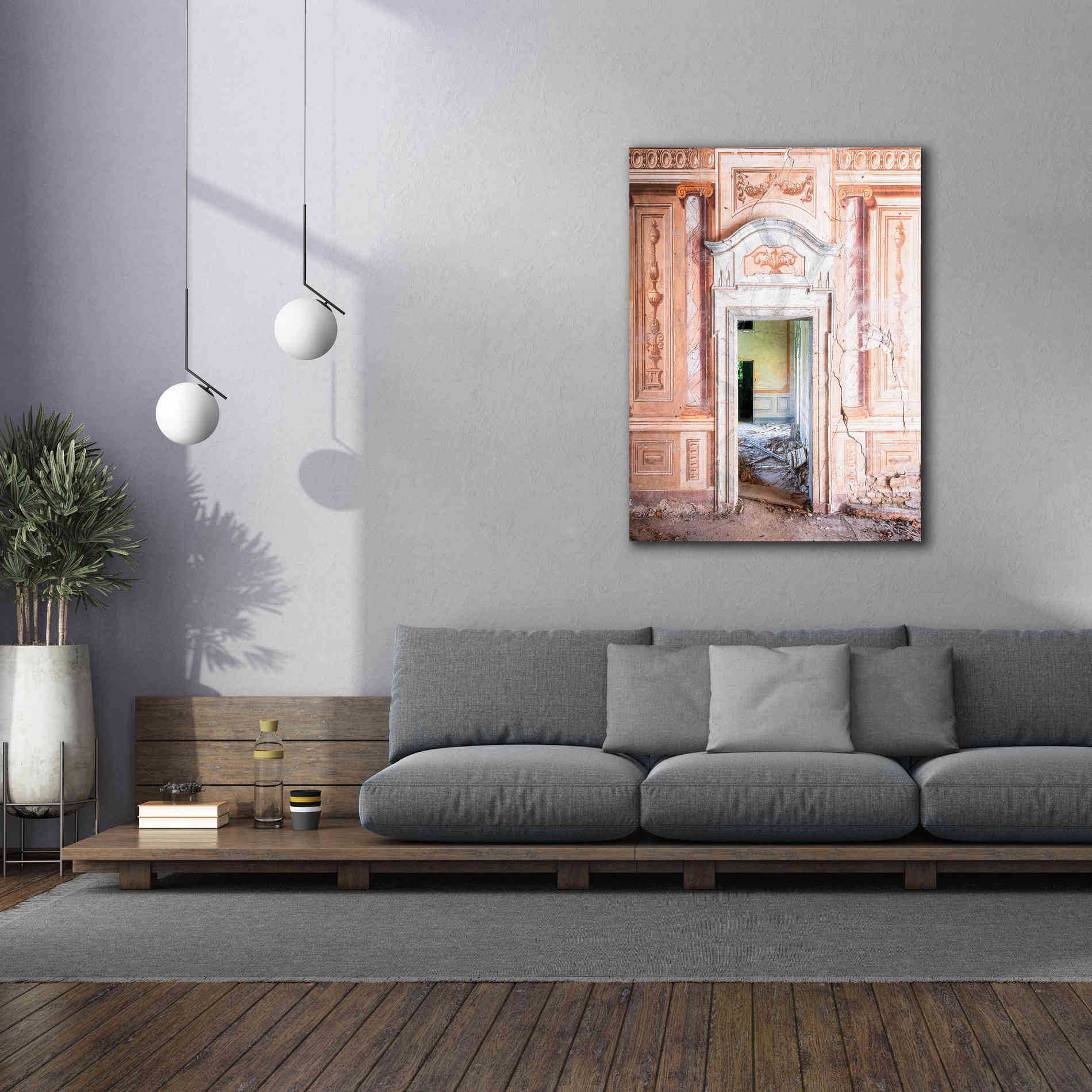 'Decorated Entrance' by Roman Robroek Giclee Canvas Wall Art,40 x 54