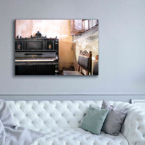 Image of 'Piano Close-up' by Roman Robroek Giclee Canvas Wall Art,60 x 40