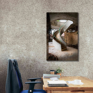 'Curved Staircase' by Roman Robroek Giclee Canvas Wall Art,26 x 40
