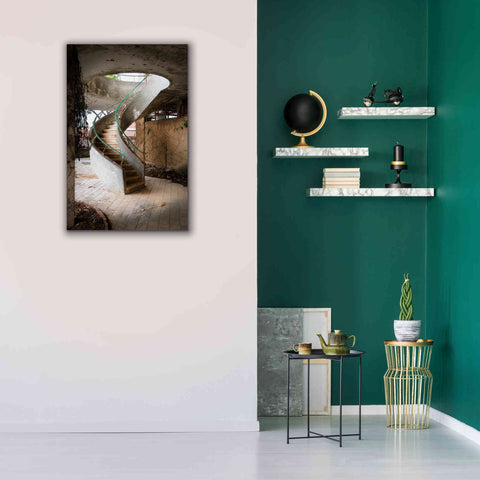 Image of 'Curved Staircase' by Roman Robroek Giclee Canvas Wall Art,26 x 40