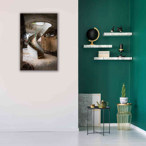 'Curved Staircase' by Roman Robroek Giclee Canvas Wall Art,26 x 40