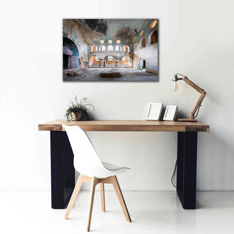 Image of 'Concrete Synagogue' by Roman Robroek Giclee Canvas Wall Art,40 x 26