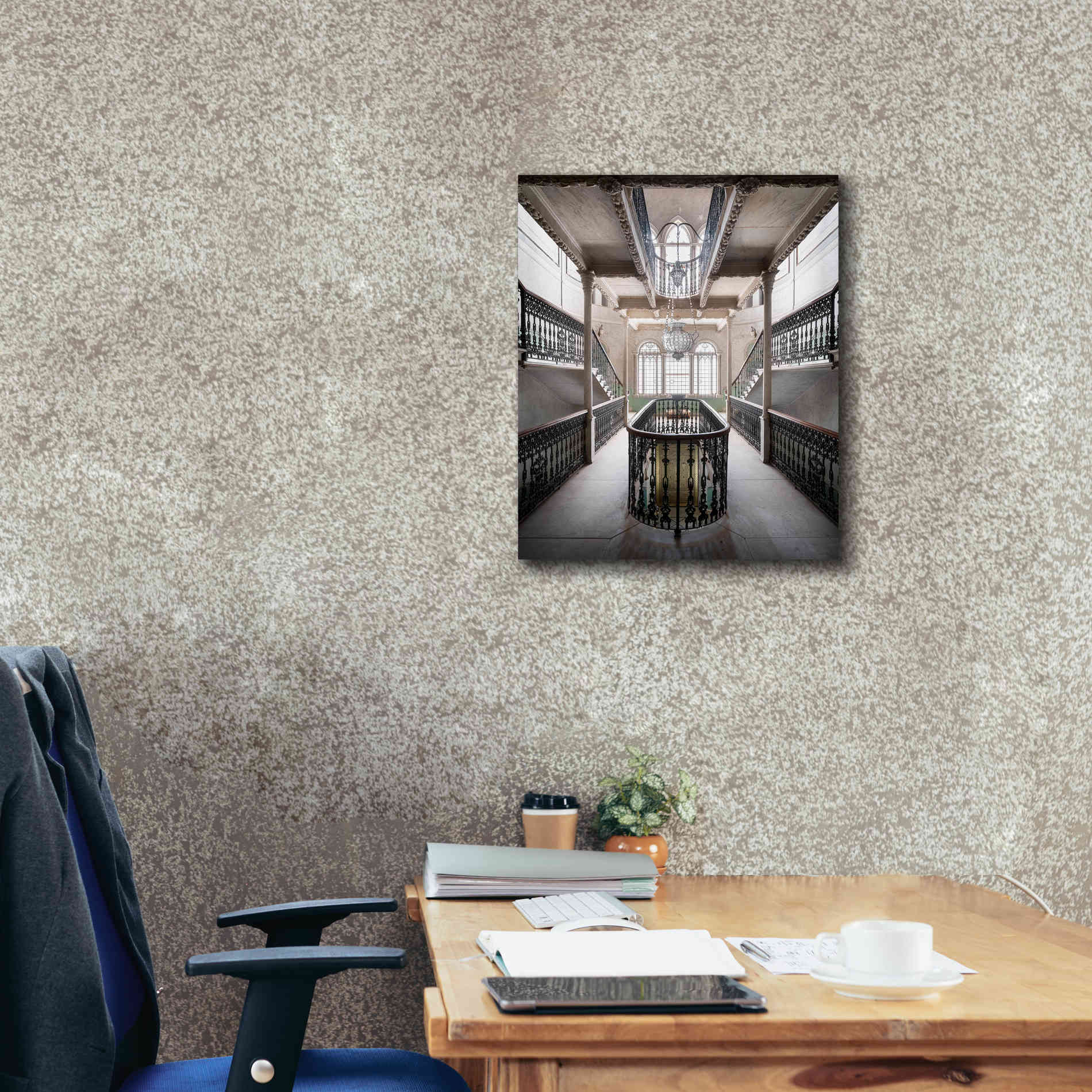 'Sursock Staircase' by Roman Robroek Giclee Canvas Wall Art,20 x 24