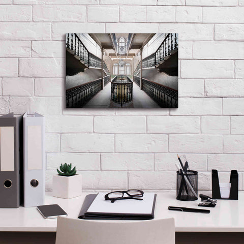 Image of 'Elegant Stairs' by Roman Robroek Giclee Canvas Wall Art,18 x 12