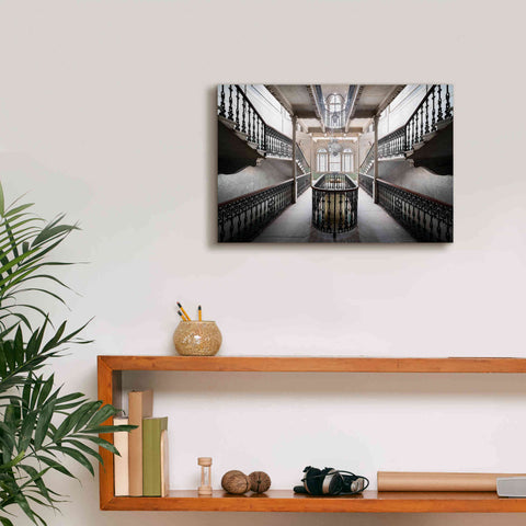 Image of 'Elegant Stairs' by Roman Robroek Giclee Canvas Wall Art,18 x 12