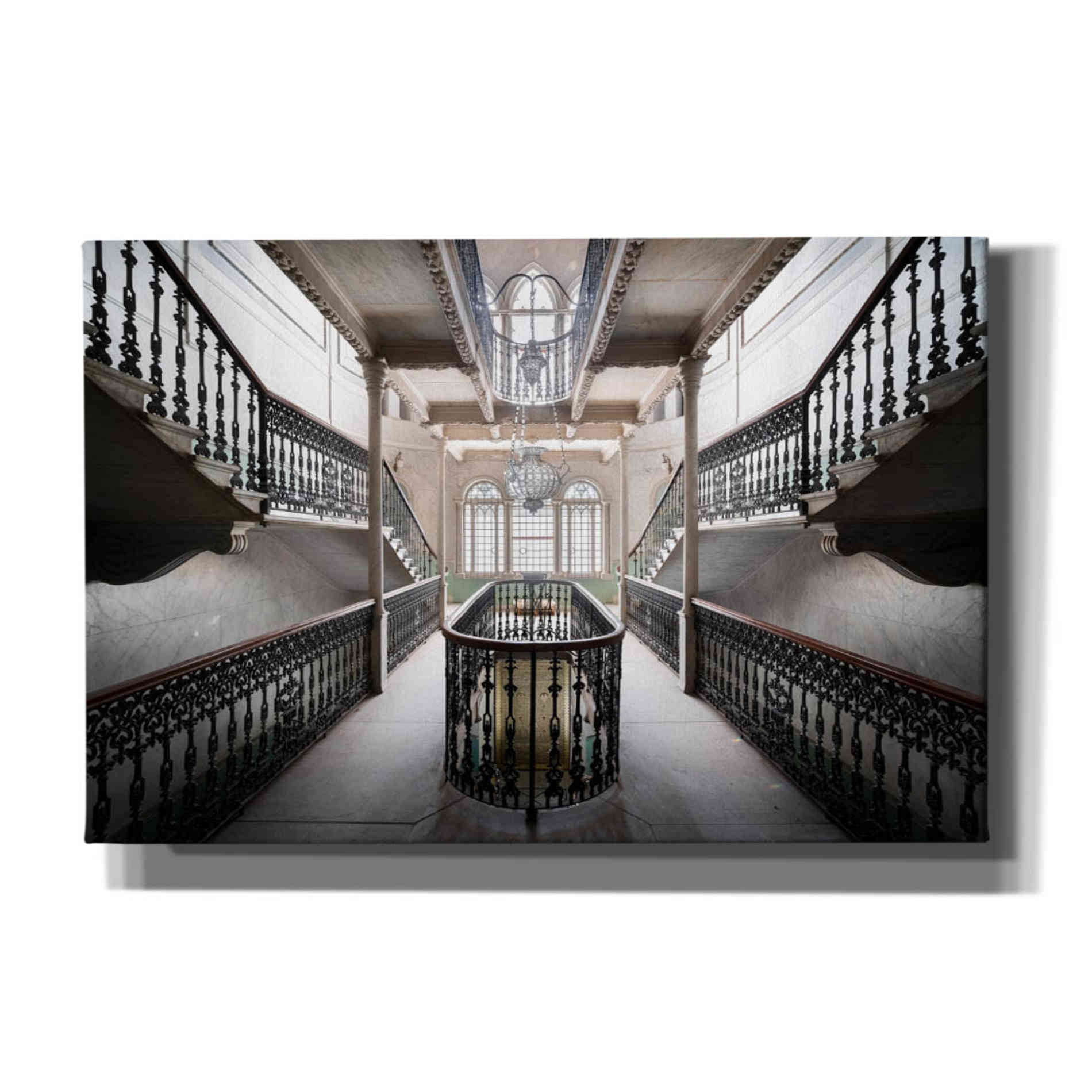 'Elegant Stairs' by Roman Robroek Giclee Canvas Wall Art