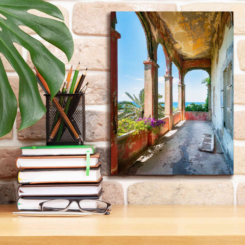 Image of 'Romantic Balcony' by Roman Robroek Giclee Canvas Wall Art,12 x 16