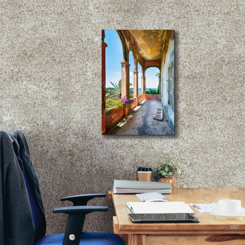 Image of 'Romantic Balcony' by Roman Robroek Giclee Canvas Wall Art,18 x 26