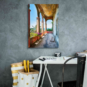'Romantic Balcony' by Roman Robroek Giclee Canvas Wall Art,18 x 26