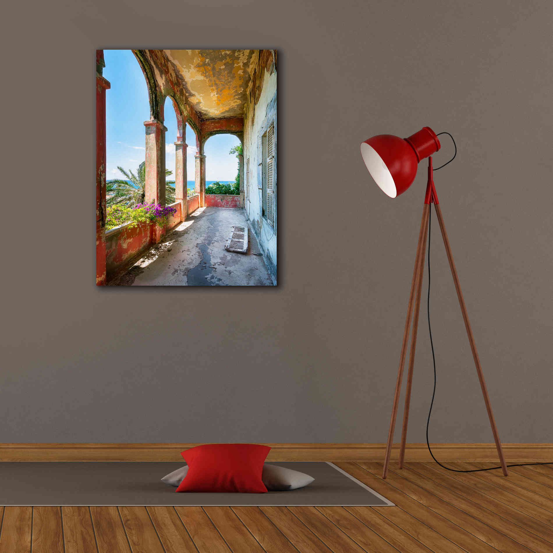 'Romantic Balcony' by Roman Robroek Giclee Canvas Wall Art,26 x 34