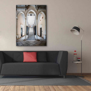 'Gray Staircase' by Roman Robroek Giclee Canvas Wall Art,40 x 54