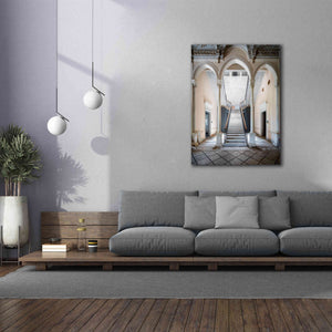 'Gray Staircase' by Roman Robroek Giclee Canvas Wall Art,40 x 54