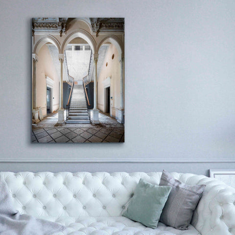 Image of 'Gray Staircase' by Roman Robroek Giclee Canvas Wall Art,40 x 54