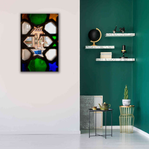 Image of 'Secret Fountain' by Roman Robroek Giclee Canvas Wall Art,26 x 40