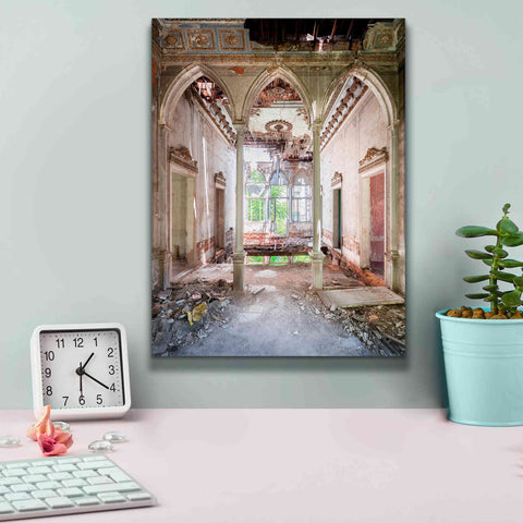 Image of 'Damaged Palace' by Roman Robroek Giclee Canvas Wall Art,12 x 16