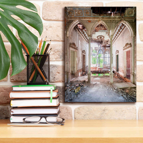 Image of 'Damaged Palace' by Roman Robroek Giclee Canvas Wall Art,12 x 16