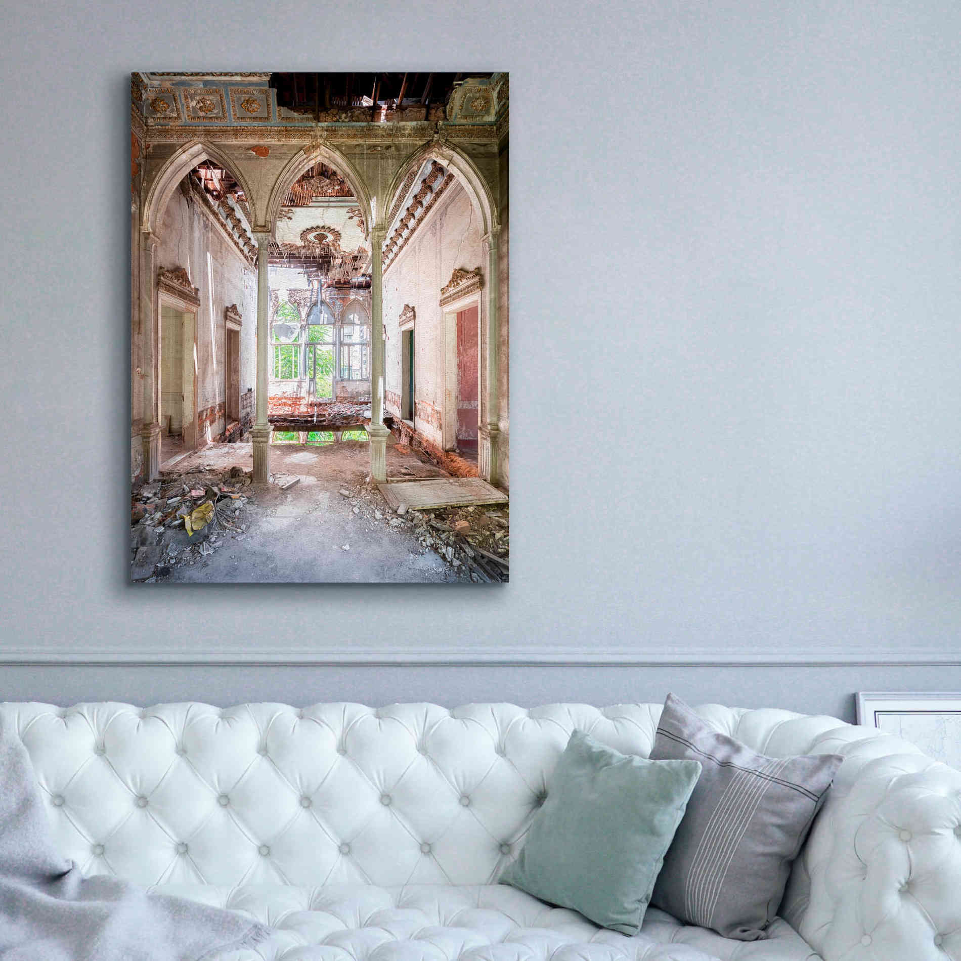 'Damaged Palace' by Roman Robroek Giclee Canvas Wall Art,40 x 54