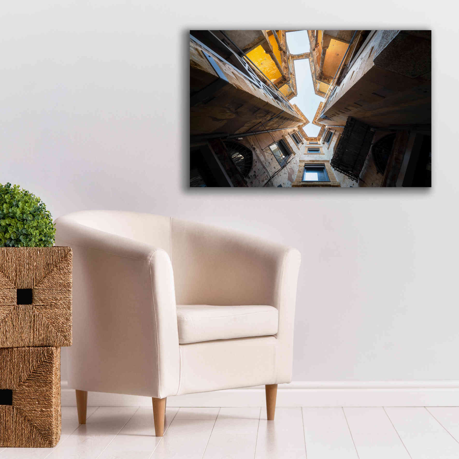 'Beit Beirut' by Roman Robroek Giclee Canvas Wall Art,40 x 26