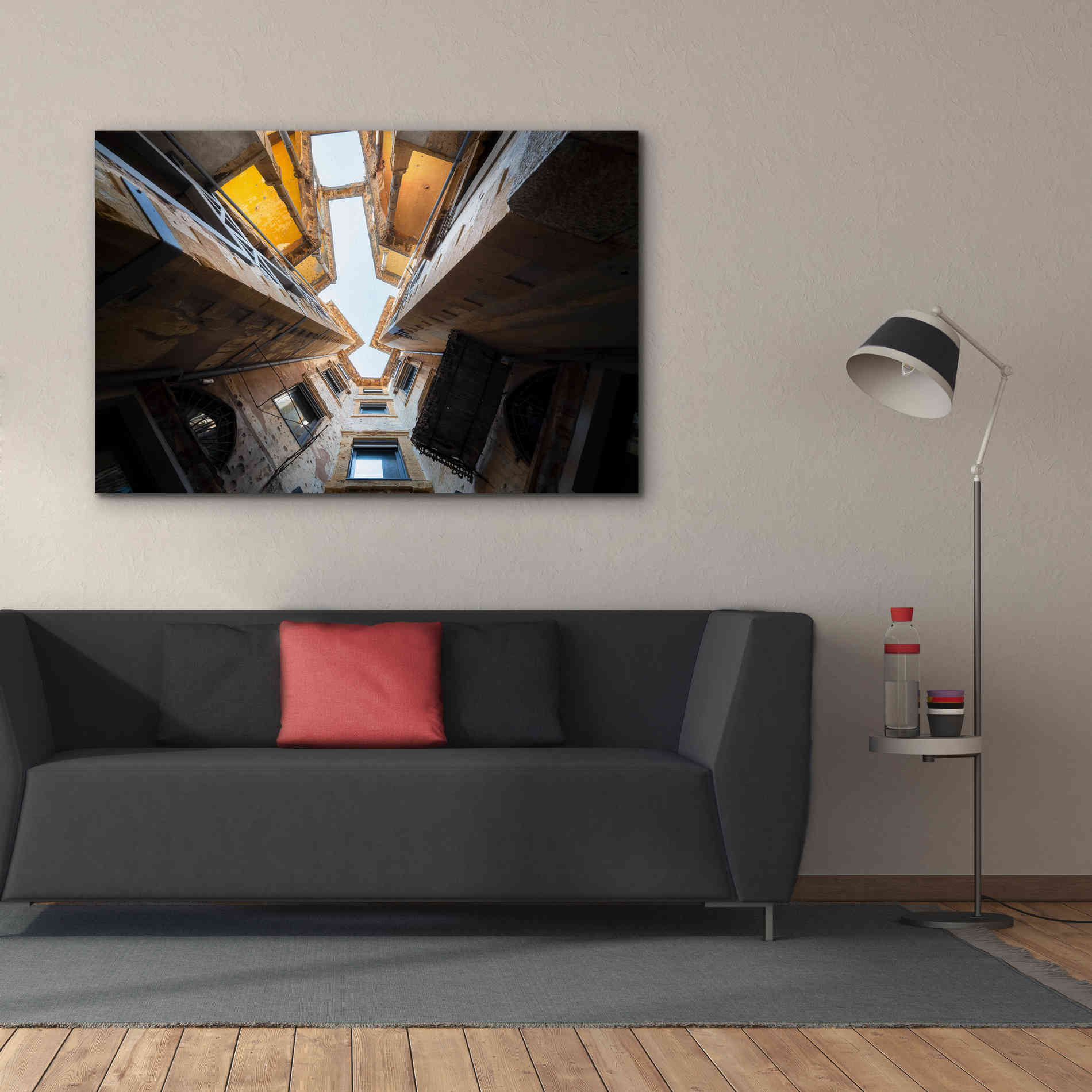 'Beit Beirut' by Roman Robroek Giclee Canvas Wall Art,60 x 40