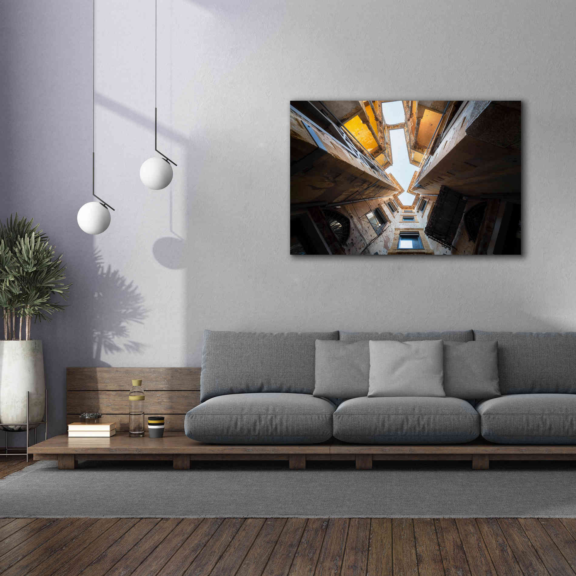 'Beit Beirut' by Roman Robroek Giclee Canvas Wall Art,60 x 40