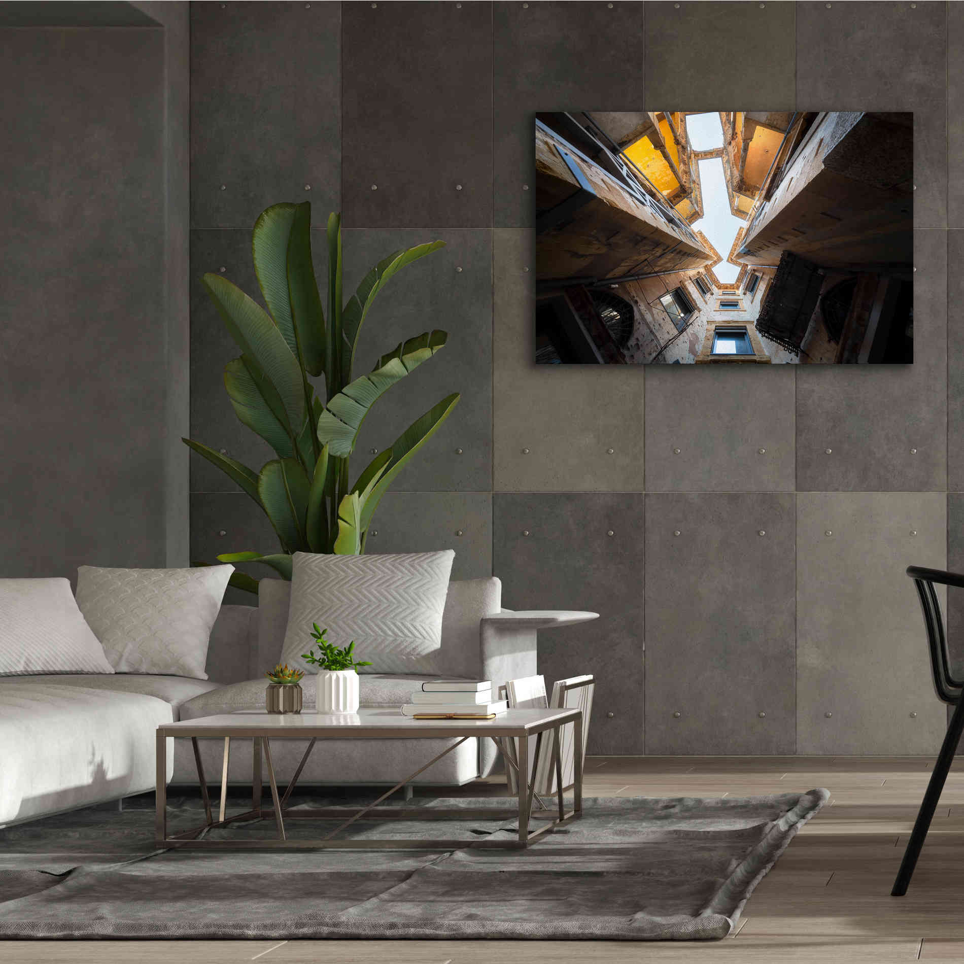 'Beit Beirut' by Roman Robroek Giclee Canvas Wall Art,60 x 40