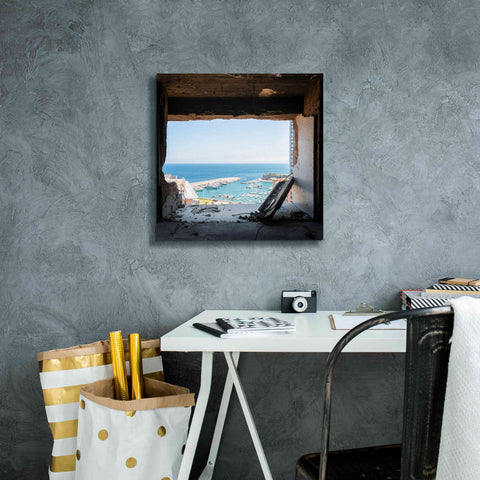 Image of 'Broken Sea View' by Roman Robroek Giclee Canvas Wall Art,18 x 18