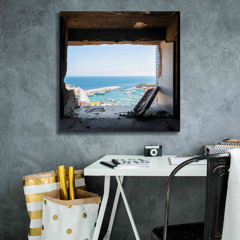 Image of 'Broken Sea View' by Roman Robroek Giclee Canvas Wall Art,26 x 26