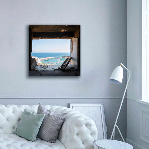 Image of 'Broken Sea View' by Roman Robroek Giclee Canvas Wall Art,37 x 37