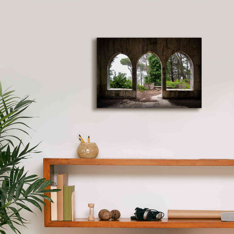 Image of 'Tripple Arches' by Roman Robroek Giclee Canvas Wall Art,18 x 12