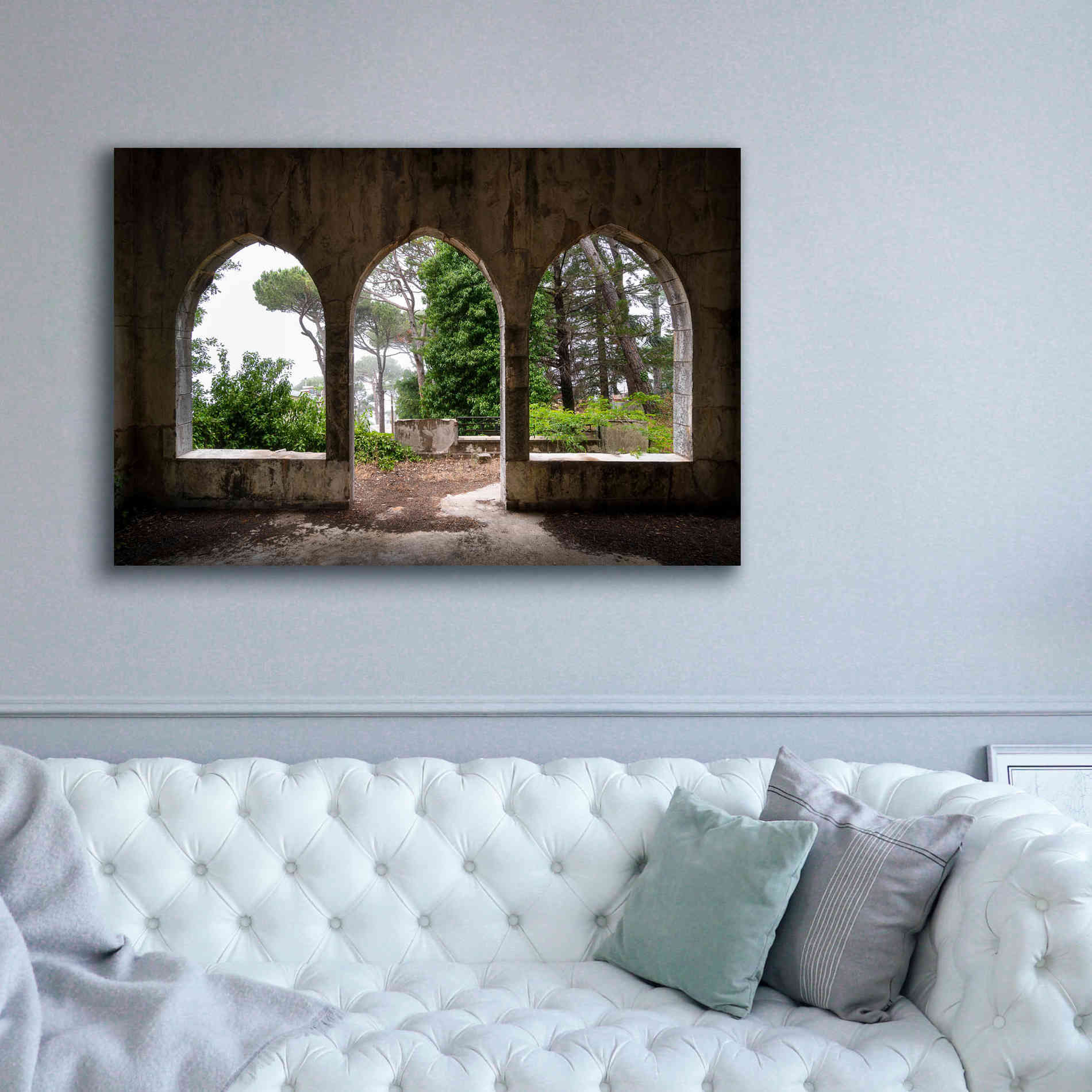 'Tripple Arches' by Roman Robroek Giclee Canvas Wall Art,60 x 40