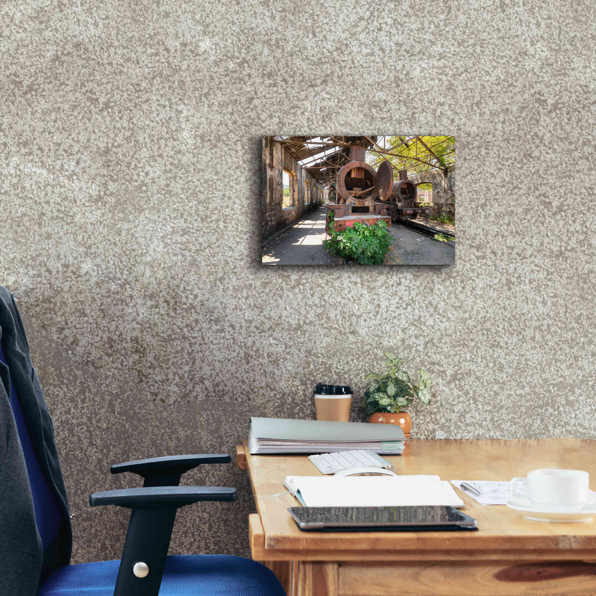 'Abandoned Trail' by Roman Robroek Giclee Canvas Wall Art,18 x 12