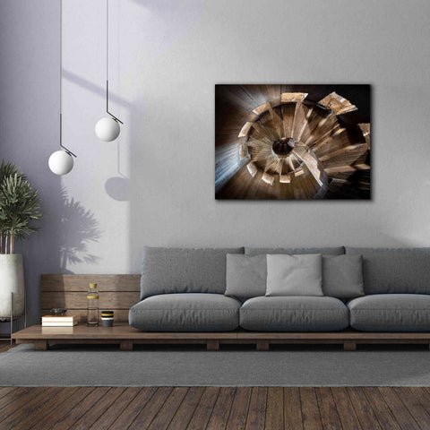 Image of 'Shadow In The Staircase' by Roman Robroek Giclee Canvas Wall Art,54 x 40