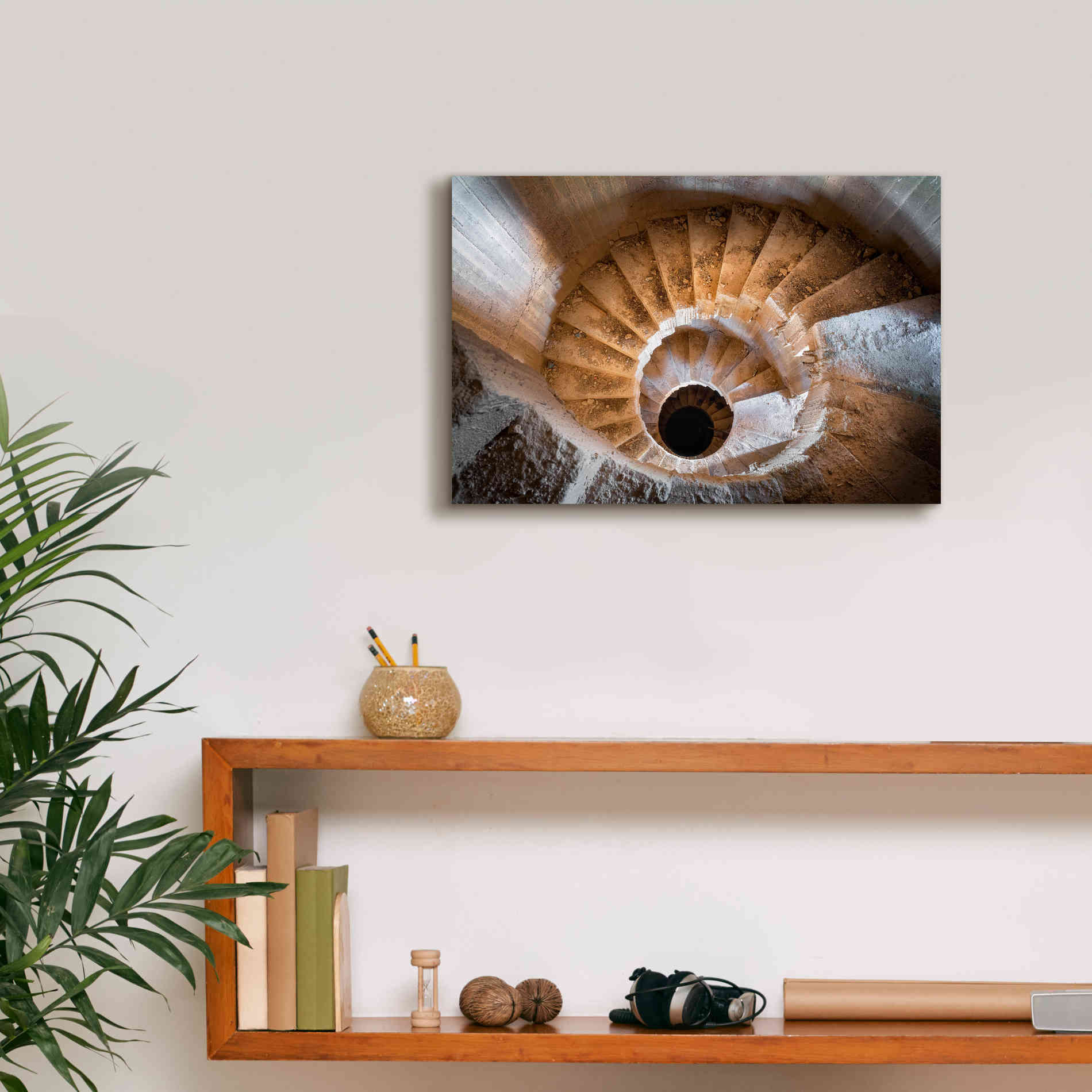 'Eye Staircase' by Roman Robroek Giclee Canvas Wall Art,18 x 12