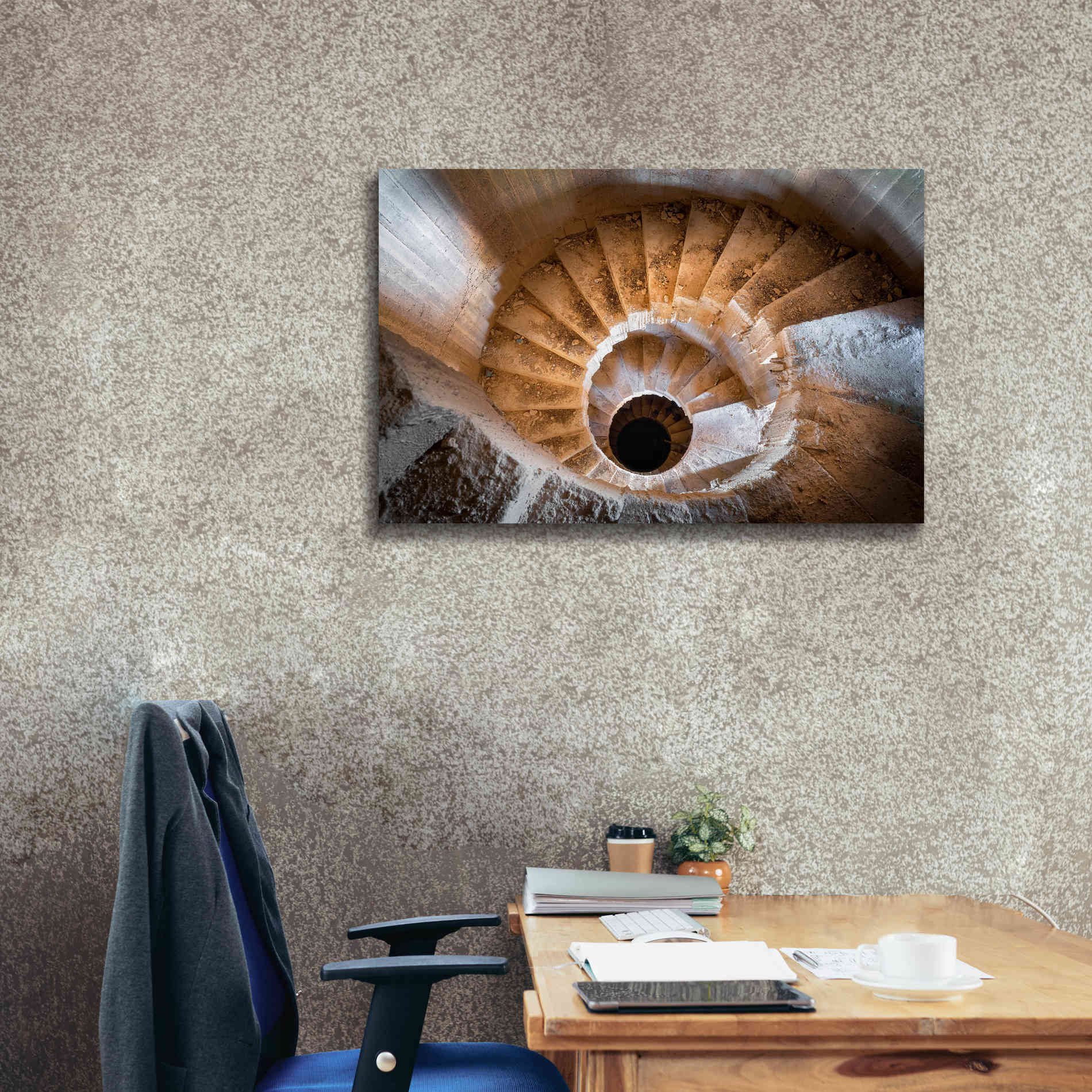 'Eye Staircase' by Roman Robroek Giclee Canvas Wall Art,40 x 26