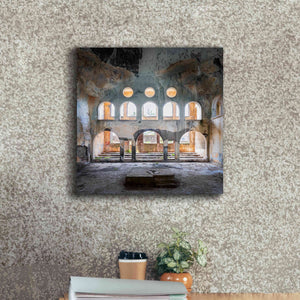 'Abandoned Synagogue' by Roman Robroek Giclee Canvas Wall Art,18 x 18